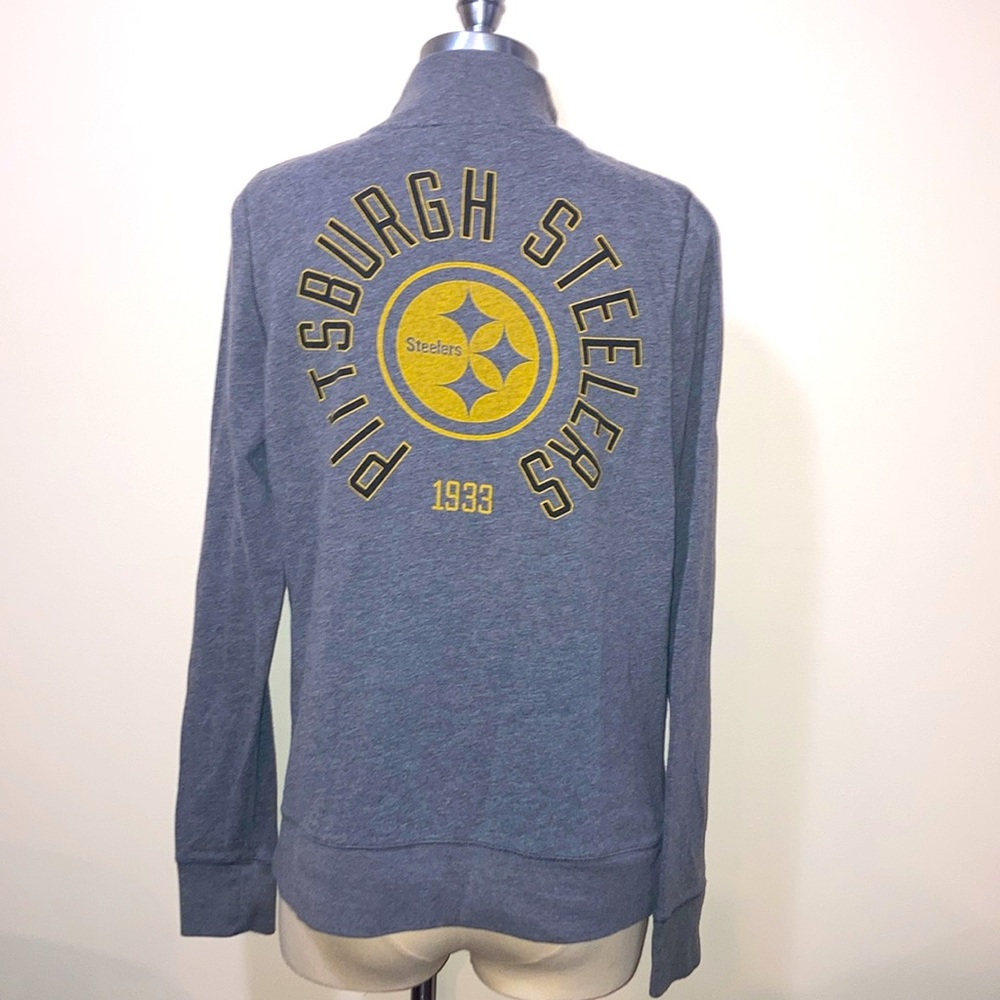 Women’s PINK - VICTORIA’S SECRET - NFL: Pittsburgh STEELERS Half Zip Sweatshirt
